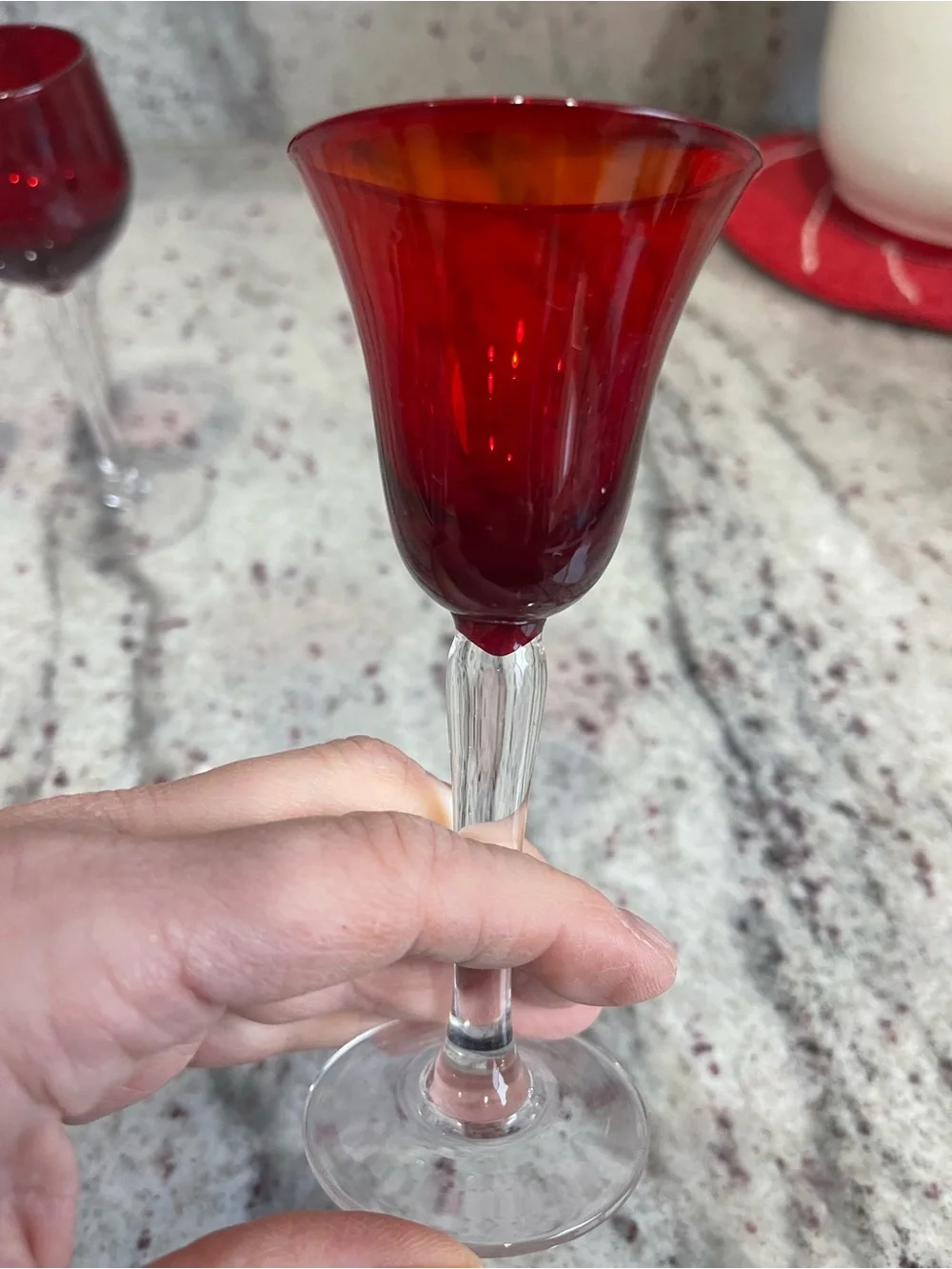 Crate&Barrel four red